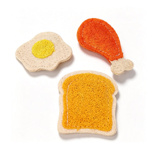 Natural Loofah Pet Toy – Eco-Friendly, Chew Toys Biodegradable & Non-Toxic Chew Toy for Dogs & Cats